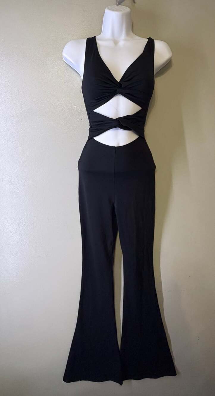White Fox In The Spotlight Jumpsuit Size Xs